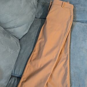 Loft Riviera Slim Pants in Double weave. Cocoa Powder. Size 4.